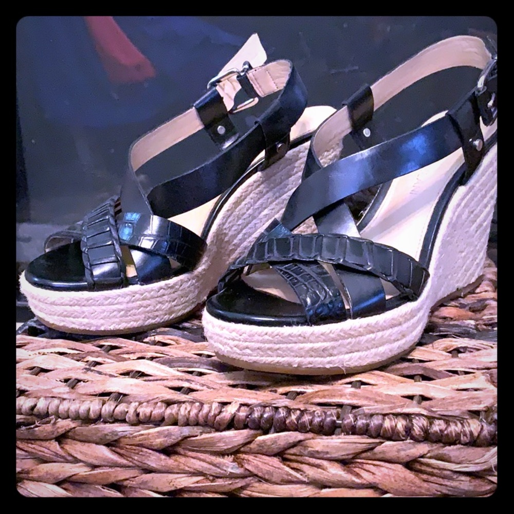 Antonio Melani Black Wedges